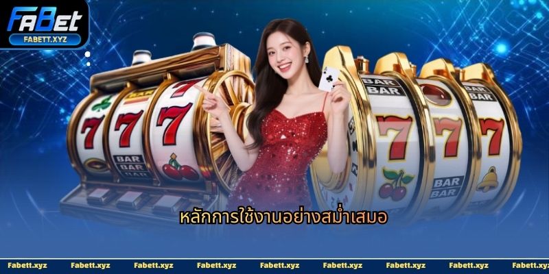 หลักการใช้งานอย่างสม่ำเสมอ