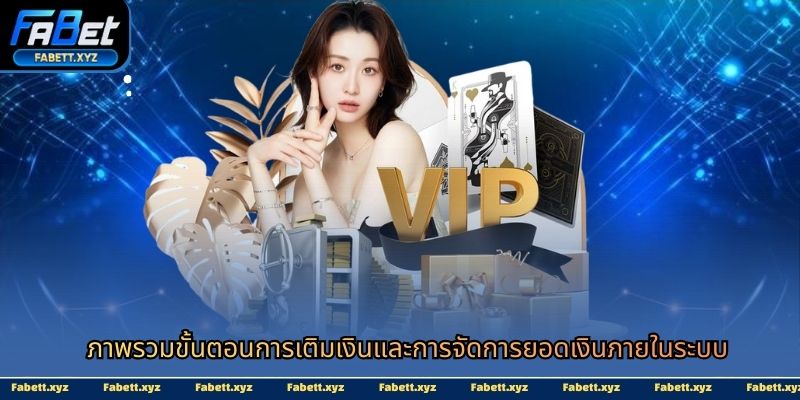 ภาพรวมขั้นตอนการเติมเงินและการจัดการยอดเงินภายในระบบ