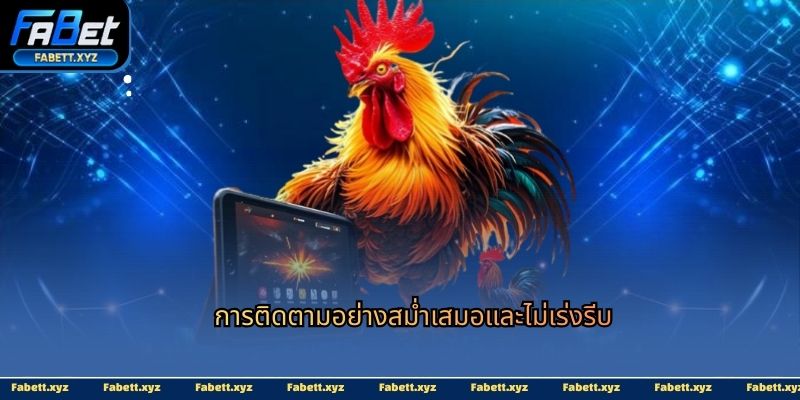 การติดตามอย่างสม่ำเสมอและไม่เร่งรีบ